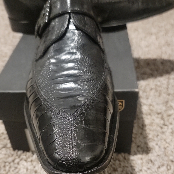 Men\'s Black Leather Dress Shoes main image 9